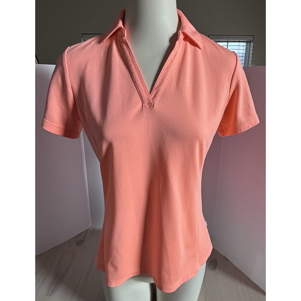 Lady Hagen Polo Shirt Womens Small Orange Golf‎ Performance Athletic Top